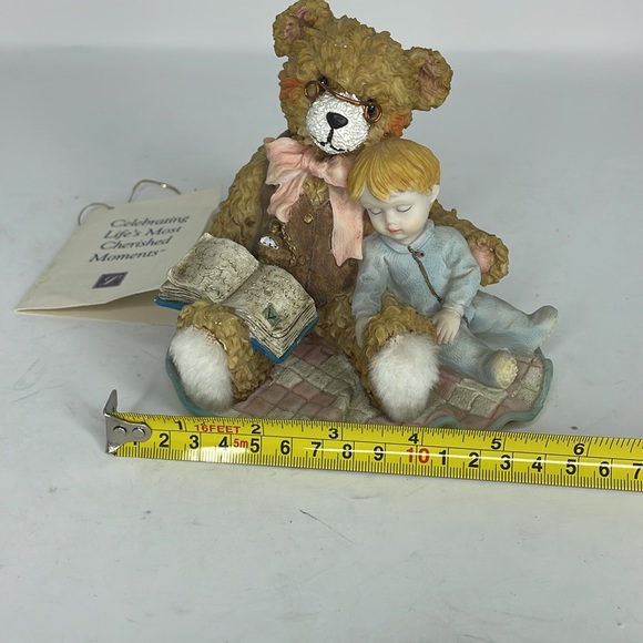 Vintage Christmas Around the World #230003 Pappa Bear Story Time Fuzzy Feet - Picture 15 of 15